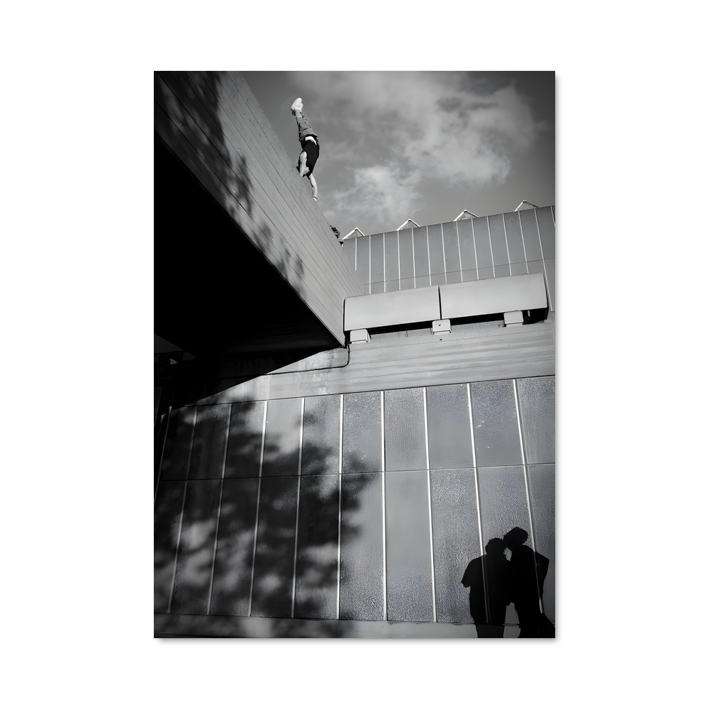 Poster Skateboarder Élevé